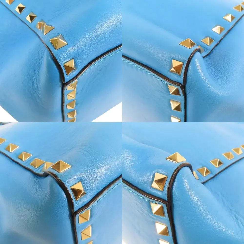 💎✨BEAUTIFUL✨💎 Authentic Valentino Rockstud Tote 2 Way Shoulder Bag - Picture 4 of 6